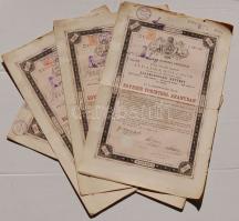 1881. 1000K járadékkölcsön (4x)