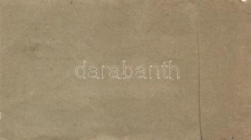 1927. 80f "Miskolczi Orthodox Izraelita Anyahitközség" borjú vágatási bárca (2x) sorszámkö...