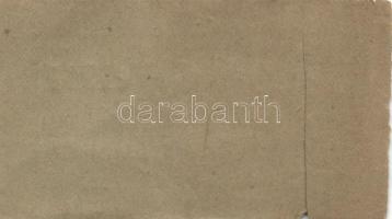 1927. 80f "Miskolczi Orthodox Izraelita Anyahitközség" borjú vágatási bárca (2x) sorszámkö...