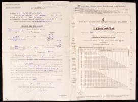 cca 1937 Bp., Az Első Magyar Általános Biztosító Társaság életbiztosítási kötvénye