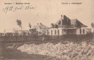 Balatonszemes-fürdő, villatelep; Kohn Miksa kiadása