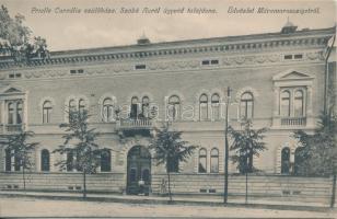 Máramarossziget, Prielle Cornélia szülőháza, Szabó Aurél ügyvéd tulajdona, Kaufman Á. és fiai kiadása / birth house of Cornélia Prielle