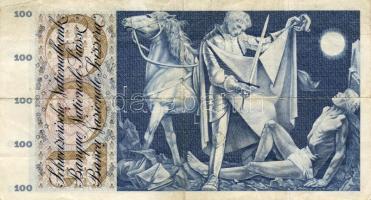 Svájc 1958. 100Fr T:II R!