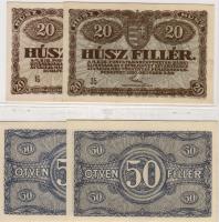 1920. 20f (2x) + 50f (2x) T:I