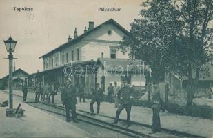 Tapolca vasútállomás; Gerő Adolf kiadása (fl)