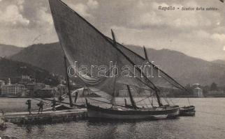 Rapallo, sailing boat