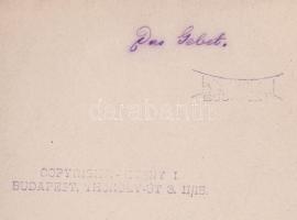 1914-1918 Kerny István (1879-1963): Hálaadó ima a harc után,  vintage katonai fotó, pecséttel jelzet...