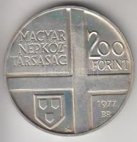 1977. 200Ft Ag "Rippl-Rónai József" T:BU