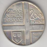 1977. 200Ft Ag "Mányoki Ádám" T:BU