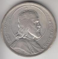 1938. 5P Ag "Szent István" T:3 ph. Adamo P8.1