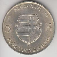 1947. 5Ft Ag "Kossuth" T:2
Adamo F8.1