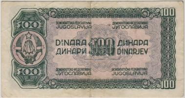 Jugoszlávia 1944. 100D T:II