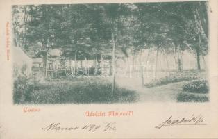 1899 Monor, Casino; Herodek István kiadása