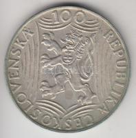 Csehszlovákia 1949. 100K Ag "Sztálin" T:2-
Czechoslovakia 1949. 100 Korun Ag "Stalin&...