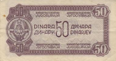 Jugoszlávia 1944. 50D T:II