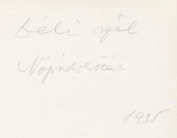 1935 Kinszki Imre (1901-1945): Déli szél Nógrádverőcénél, vintage fotó, a szerző kézírásával felirat...