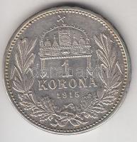 1915. 1K Ag "Ferenc József" T:1-
Adamo K5.1