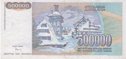 Jugoszlávia 1993. 500.000D T:II