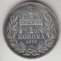 1916. 1K Ag "Ferenc József" T:2,2-