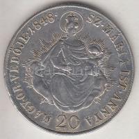 1848KB 20Kr Ag "V. Ferdinánd" T:2- Adamo B5