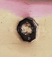 Ezüst (Ag.) tálca, jelzett, mesterjeggyel (IS), újszerű állapotban, 20,5×41,5 cm, nettó:726 g / Anti...