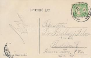 Párkánynána, vasútállomás; Özv. Neumann Gézáné kiadása / railway station