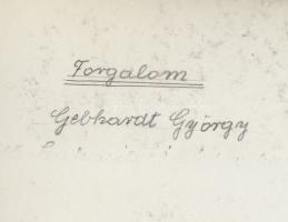 cca 1970-1980 Gebhardt György (1910-1993): Forgalom, vintage fotóművészeti alkotás, aláírt, 17x23 cm