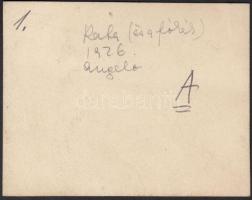 1926 Angelo: Kata és a fókák, vintage fotó Szentpál Olga mozgásművészeti iskolájának növendékeiről, ...