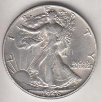 Amerikai Egyesült Államok 1946. 1/2$ Ag "Walking Liberty" T:2-,3
USA 1946. 1/2 Dollar Ag &...