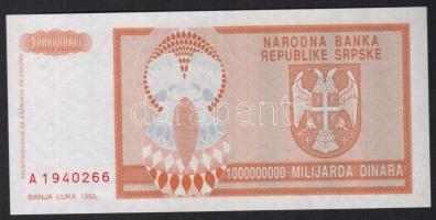 Bosznia-Hercegovina/Szerb Köztársaság 1993. 1000.000.000D T:I