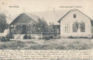 Révfülöp, Balatongyöngye szálloda; kiadja Schwarcz József