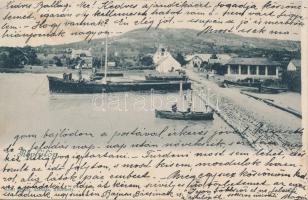 Révfülöp, móló; kiadja Mérei Ignácz