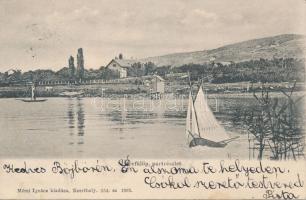 Révfülöp, part; kiadja Mérei Ignácz