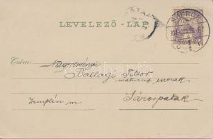 Sopron, Deák tér, SVEV villamos; kiadja Blum N