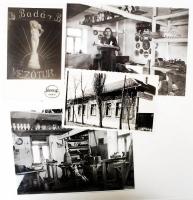 cca 1940-1970 Badár Balázs (Mezőtúr) ezüstkoszorús műfazekas mester kitüntetései, termékei, műhelye,...