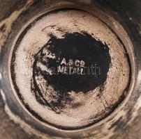 2 db A&C metall kupa, fém, jelzett, m:14 cm (2×)