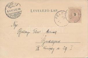 1899 Felsőlövő, Oberschützen;