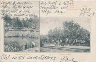 Göd, Fenyves erdő, vasútállomás