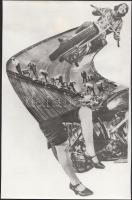 cca 1930-1940 Fotómontázs, későbbi másolat, 24x16 cm