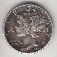 Amerikai Egyesült Államok 1927. Dime Ag "Mercury" T:2,2-
USA 1927. Dime Ag "Mercury&q...