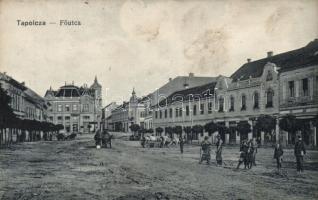 Tapolca Fő utca; Gerő Adolf kiadása (ázott / wet damage)