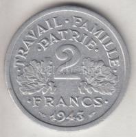 Franciaország 1943. 2Fr T:2 France 1943. 2 Francs C:XF Krause KM#904.1