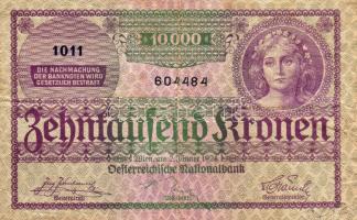 Ausztria 1924. 10.000K T:II