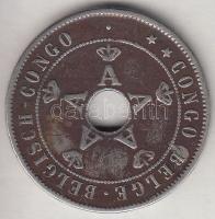 Belga-Kongó 1921. 5c + 1911. 20c T:2
Belgian Congo 1921. 5 Cents + 1911. 20 Cents C:XF
Krause KM#17,...