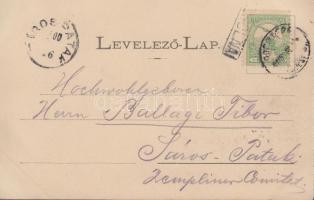 Zsolna, Fő tér; Lővy Fülöp kiadása / Main square