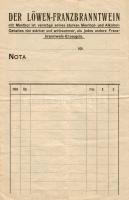 Ausztria 1914. 1000K-hoz hasonló pénzutánzó számolócédula T:II