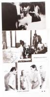 cca 1950-1980 Finoman erotikus filmjelenetek, színésznők fehérneműben és anélkül, 21 db fotó,  18x24...