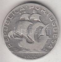 Portugália 1944. 2 1/2E Ag T:3
Portugal 1944. 2 1/2 Escudos Ag C:F 
Krause KM#580