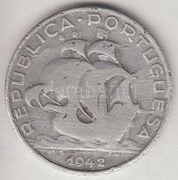 Portugália 1942. 5E Ag T:3
Portugal 1942. 5 Escudos Ag C:F 
Krause KM#581