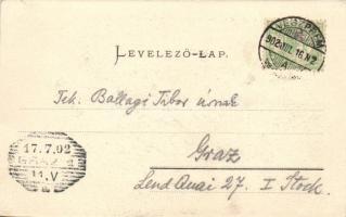 Veszprém, Főtér, Pósa Endre könyvkereskedése